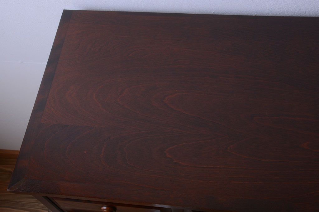 中古　北海道民芸家具　シックなチェスト(定価約24万円)(1)