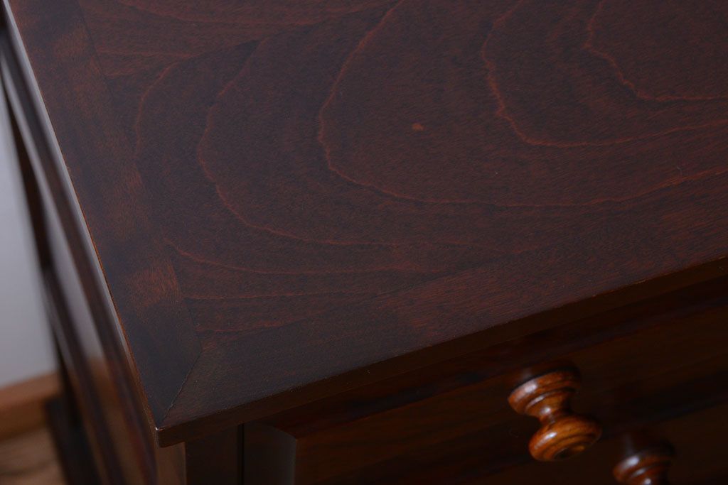 中古　北海道民芸家具　シックなチェスト(定価約24万円)(1)