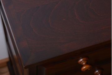 中古　北海道民芸家具　シックなチェスト(定価約24万円)(1)