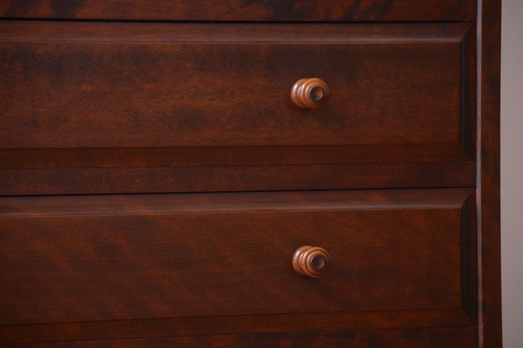 中古　北海道民芸家具　シックなチェスト(定価約24万円)(1)