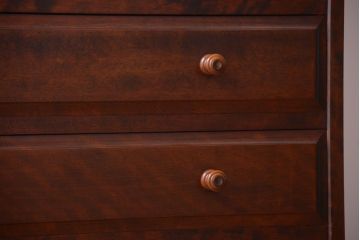 中古　北海道民芸家具　シックなチェスト(定価約24万円)(1)