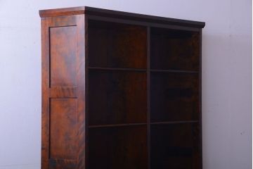 中古　民芸家具　高級品!シックでモダンな飾り棚(書棚)