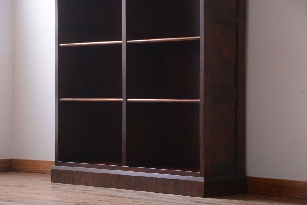 中古　民芸家具　高級品!シックでモダンな飾り棚(書棚)