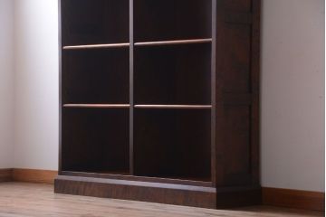 中古　民芸家具　高級品!シックでモダンな飾り棚(書棚)