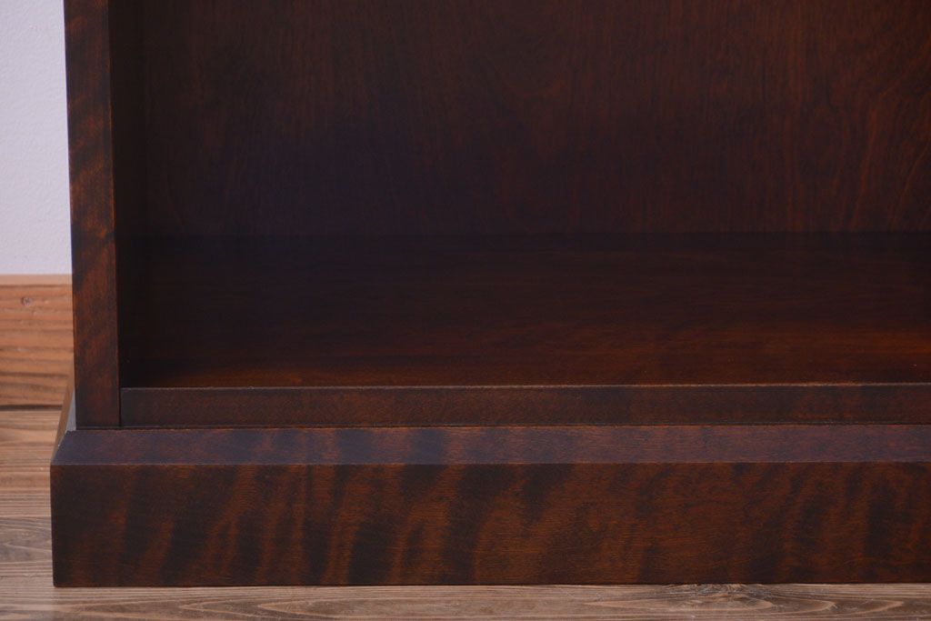 中古　民芸家具　高級品!シックでモダンな飾り棚(書棚)