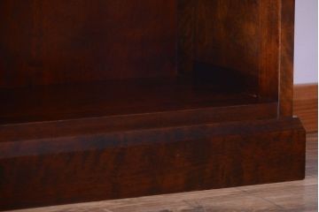 中古　民芸家具　高級品!シックでモダンな飾り棚(書棚)