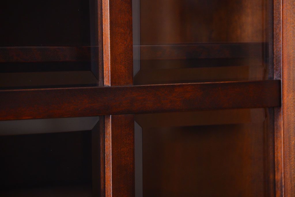 中古　民芸家具　高級品!シックでモダンな重ね食器棚