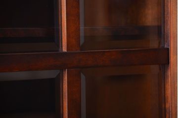 中古　民芸家具　高級品!シックでモダンな重ね食器棚