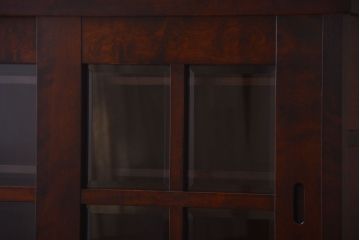 中古　民芸家具　高級品!シックでモダンな重ね食器棚