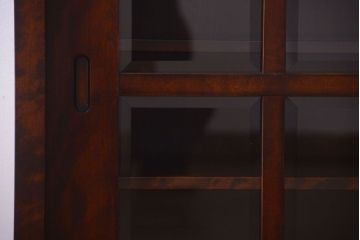 中古　民芸家具　高級品!シックでモダンな重ね食器棚