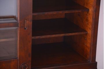 中古　民芸家具　高級品!シックでモダンな重ね食器棚