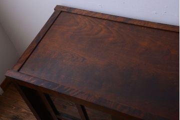 中古　民芸家具　高級品!シックでモダンな重ね食器棚