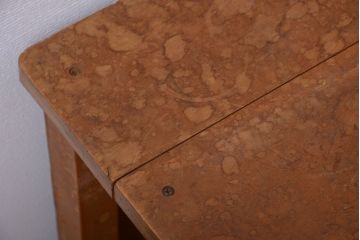 ヴィンテージ家具　ビンテージ　古い木のレトロな角スツール(1)