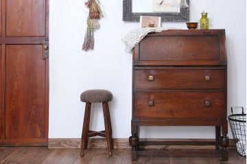 アンティーク家具　イギリスアンティーク　アールデコ様式の優雅なライティングビューロー