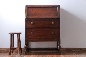 アンティーク家具　イギリスアンティーク　アールデコ様式の優雅なライティングビューロー