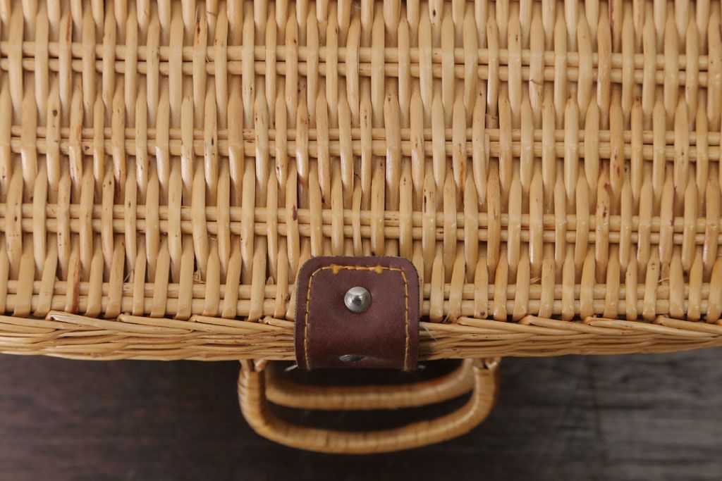 アンティーク雑貨　アンティーク　レトロでかわいいバスケット(3)