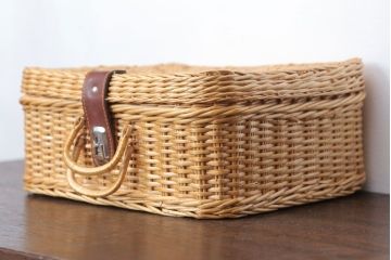 アンティーク雑貨　アンティーク　レトロでかわいいバスケット(3)
