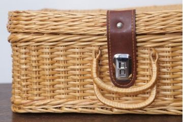 アンティーク雑貨　アンティーク　レトロでかわいいバスケット(3)