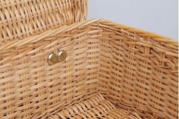 アンティーク雑貨　アンティーク　レトロでかわいいバスケット(3)