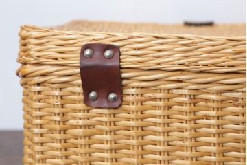 アンティーク雑貨　アンティーク　レトロでかわいいバスケット(3)