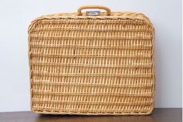 アンティーク雑貨　アンティーク　レトロでかわいいバスケット(3)