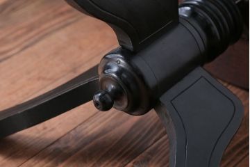 アンティーク家具　アンティーク　古い木製のおしゃれな回転スツール