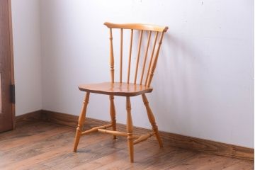 アンティーク家具　イギリスアーコール スティックバックチェア(2)