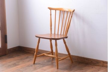 アンティーク家具　イギリスアーコール スティックバックチェア(1)