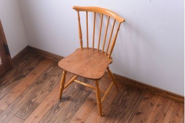 アンティーク家具　イギリスアーコール スティックバックチェア(1)