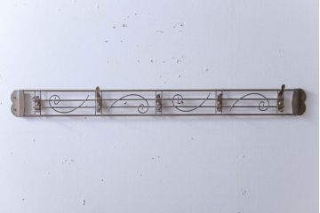 アンティーク雑貨　昭和レトロ　古いアイアンのおしゃれなウォールフック