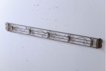 アンティーク雑貨　昭和レトロ　古いアイアンのおしゃれなウォールフック
