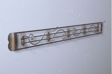 アンティーク雑貨　昭和レトロ　古いアイアンのおしゃれなウォールフック