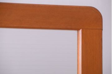アンティーク　モールガラス入り!レトロでおおきなパーテーション(衝立て)