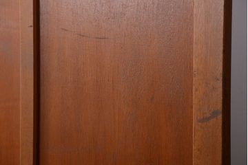アンティーク　モールガラス入り!レトロでおおきなパーテーション(衝立て)