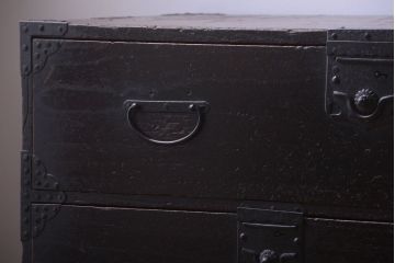 アンティーク家具　古民具・骨董　明治期　総桐材の時代箪笥ローボード