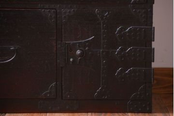 アンティーク家具　古民具・骨董　明治期　総桐材の時代箪笥ローボード