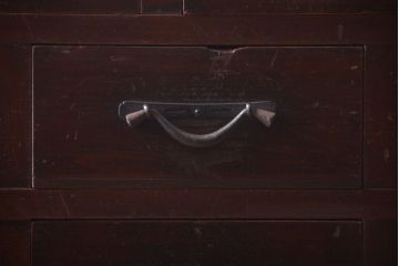 アンティーク家具　古民具・骨董　明治期　三尺　引き出し収納棚(薬箪笥・時代箪笥サイドボード)