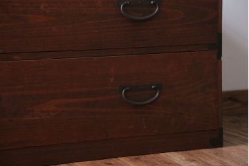 アンティーク家具　アンティーク　とてもシンプルな時代箪笥ローボード