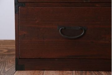 アンティーク家具　アンティーク　とてもシンプルな時代箪笥ローボード