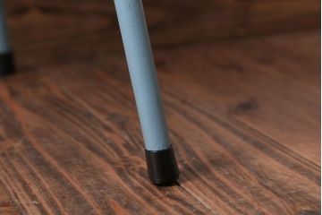 アンティーク家具　アンティーク　小振りなペイントアイアンレッグチェア(2)