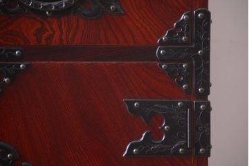 中古　伝統民芸家具 岩谷堂　横型衣装箪笥(和箪笥サイドボード)(定価約60万円)