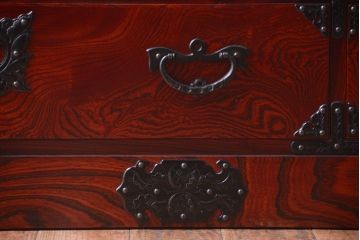 中古　伝統民芸家具 岩谷堂　横型衣装箪笥(和箪笥サイドボード)(定価約60万円)