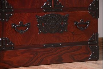 中古　伝統民芸家具 岩谷堂　横型衣装箪笥(和箪笥サイドボード)(定価約60万円)