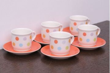 Villeroy & Boch(ビレロイ&ボッホ)　デミタスカップ&ソーサー5客