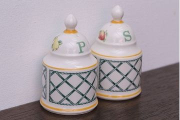 アンティーク雑貨　Villeroy&Boch(ビレロイ&ボッホ)　バスケット　バターケース・調味料入れ