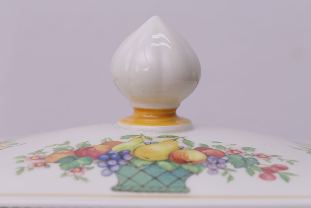 アンティーク雑貨　Villeroy&Boch(ビレロイ&ボッホ)　バスケット　バターケース・調味料入れ