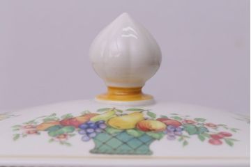 アンティーク雑貨　Villeroy&Boch(ビレロイ&ボッホ)　バスケット　バターケース・調味料入れ