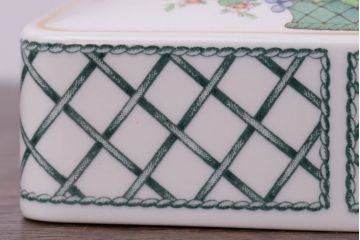 アンティーク雑貨　Villeroy&Boch(ビレロイ&ボッホ)　バスケット　バターケース・調味料入れ