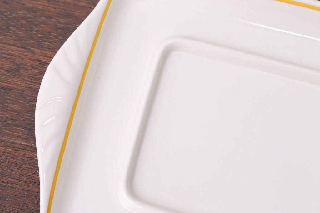 アンティーク雑貨　Villeroy&Boch(ビレロイ&ボッホ)　バスケット　バターケース・調味料入れ