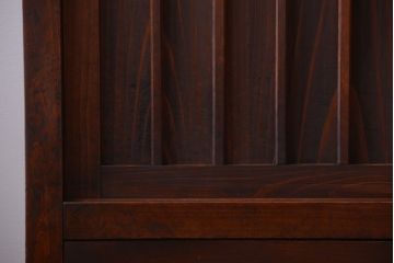 アンティーク家具　古民具・骨董　縦桟戸の高級水屋箪笥サイドボード(リビングボード・テレビボード)